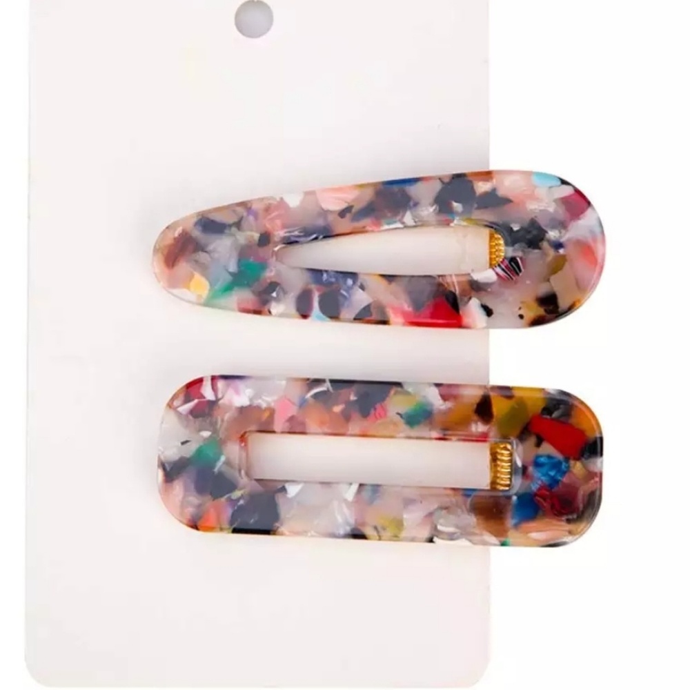 Multicolor Acrylic Hair Clip, Barrette